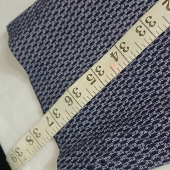 Vanhuesen Tweed Blue & White Casual Pants Sz 16 Stretch - Picture 7 of 8